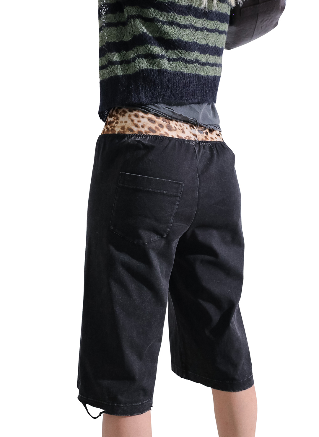 Damaged Jersey Pants 詳細画像 Black 2