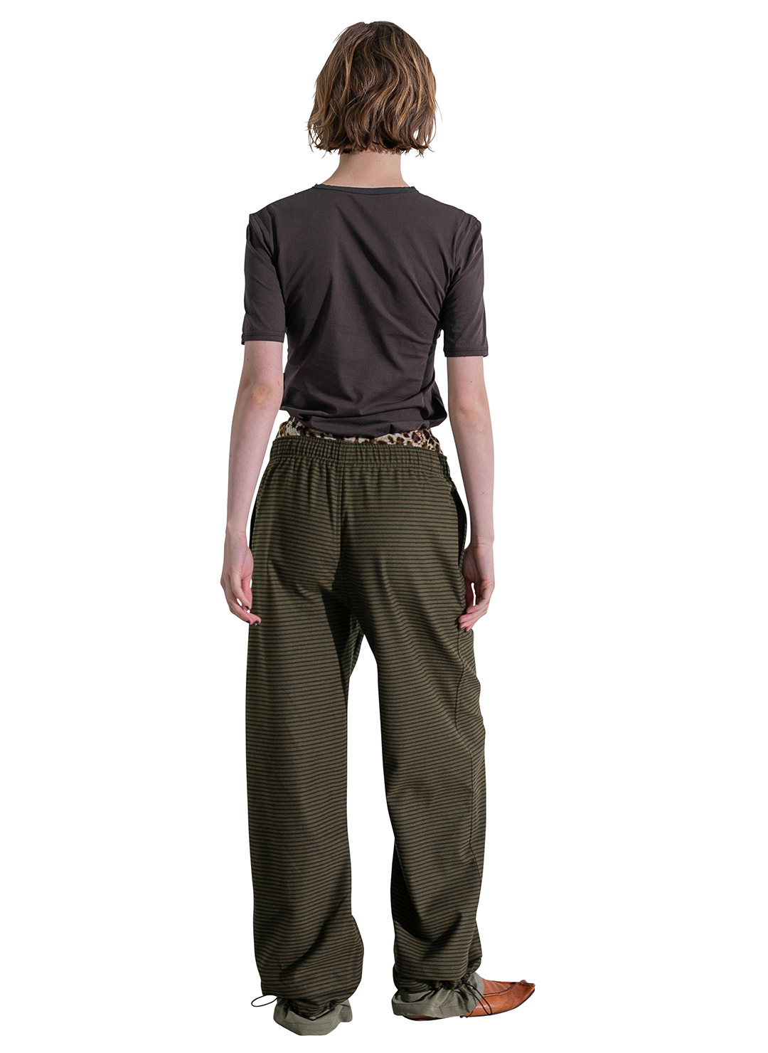 Step Layered Pants 詳細画像 Green 3