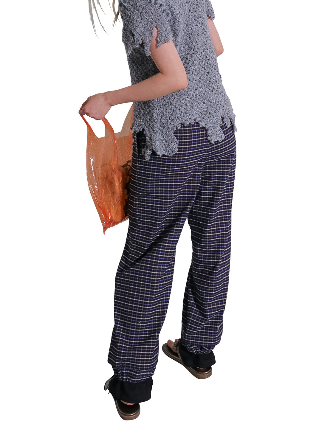 Step Layered Pants 詳細画像 Blue 3