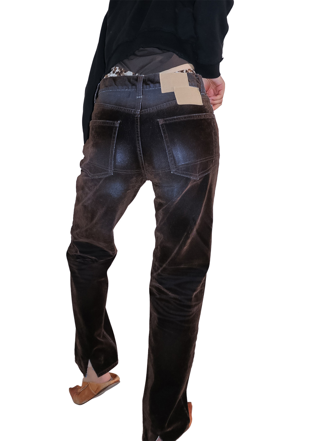 Flocky Denim  詳細画像 Brown 3