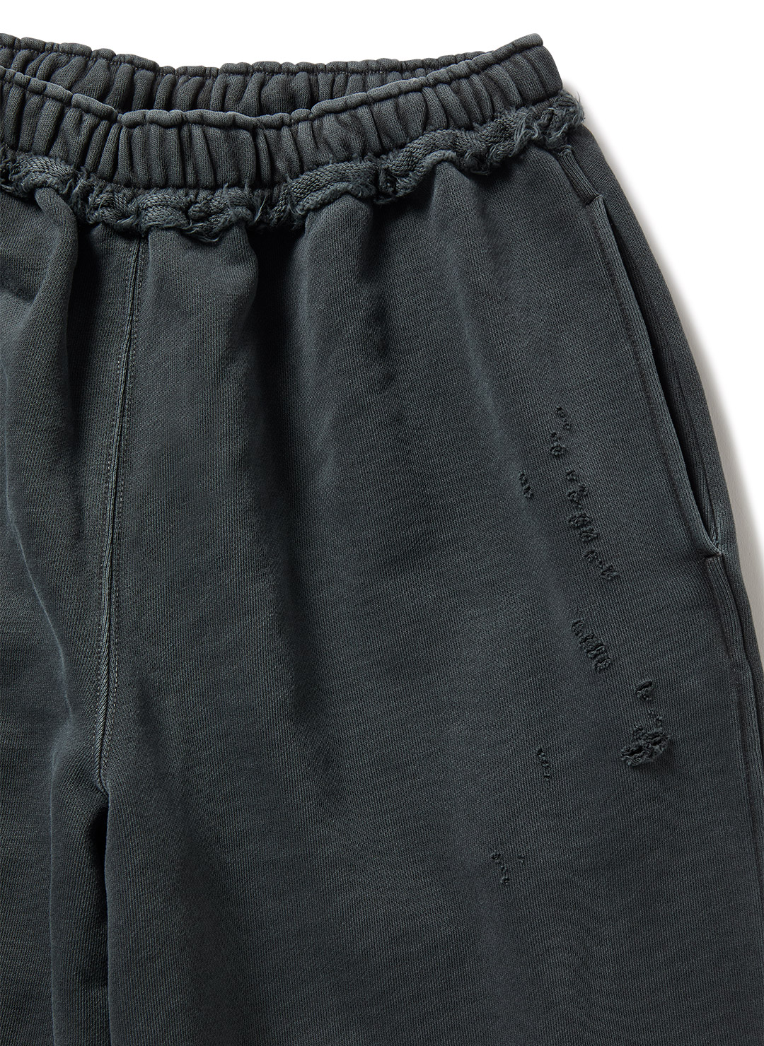 DISTRESS Regular Sweatpants 詳細画像 Gray 3