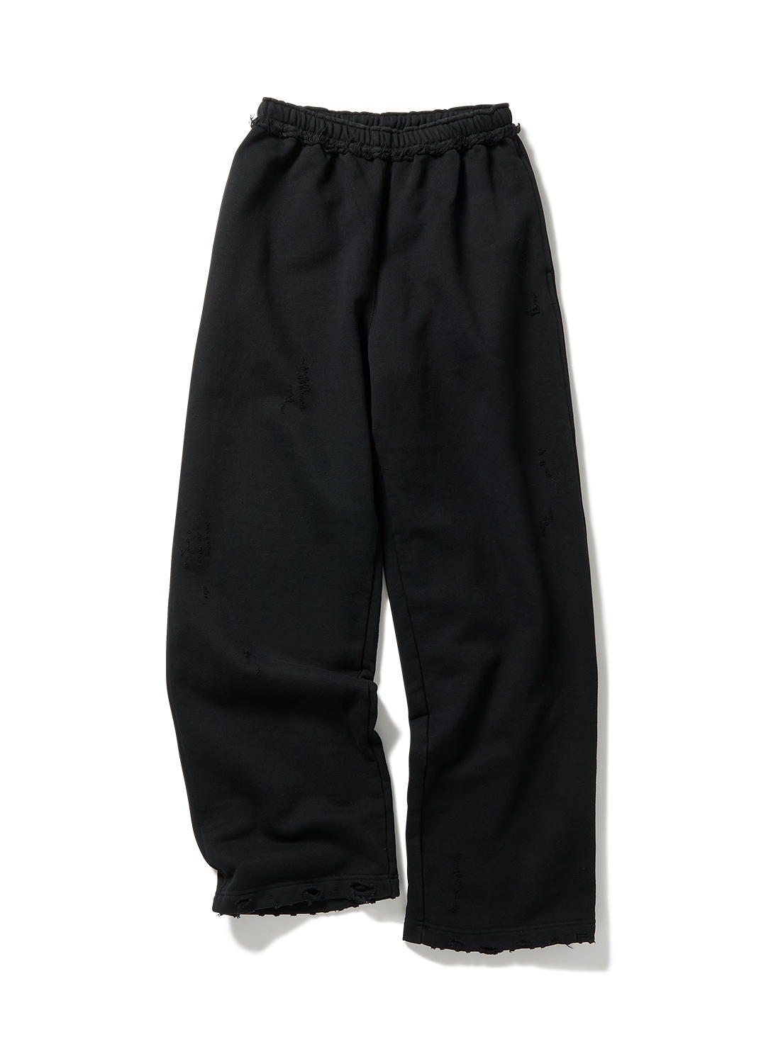 DISTRESS Regular Sweatpants 詳細画像 Black 1