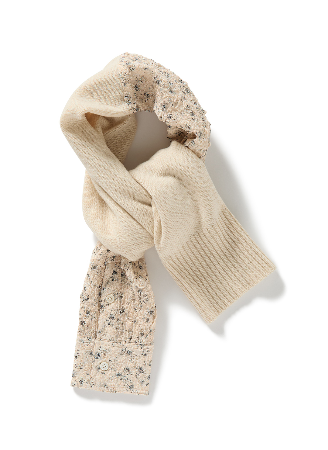 Double Sleeve Scarf 詳細画像 Beige 1