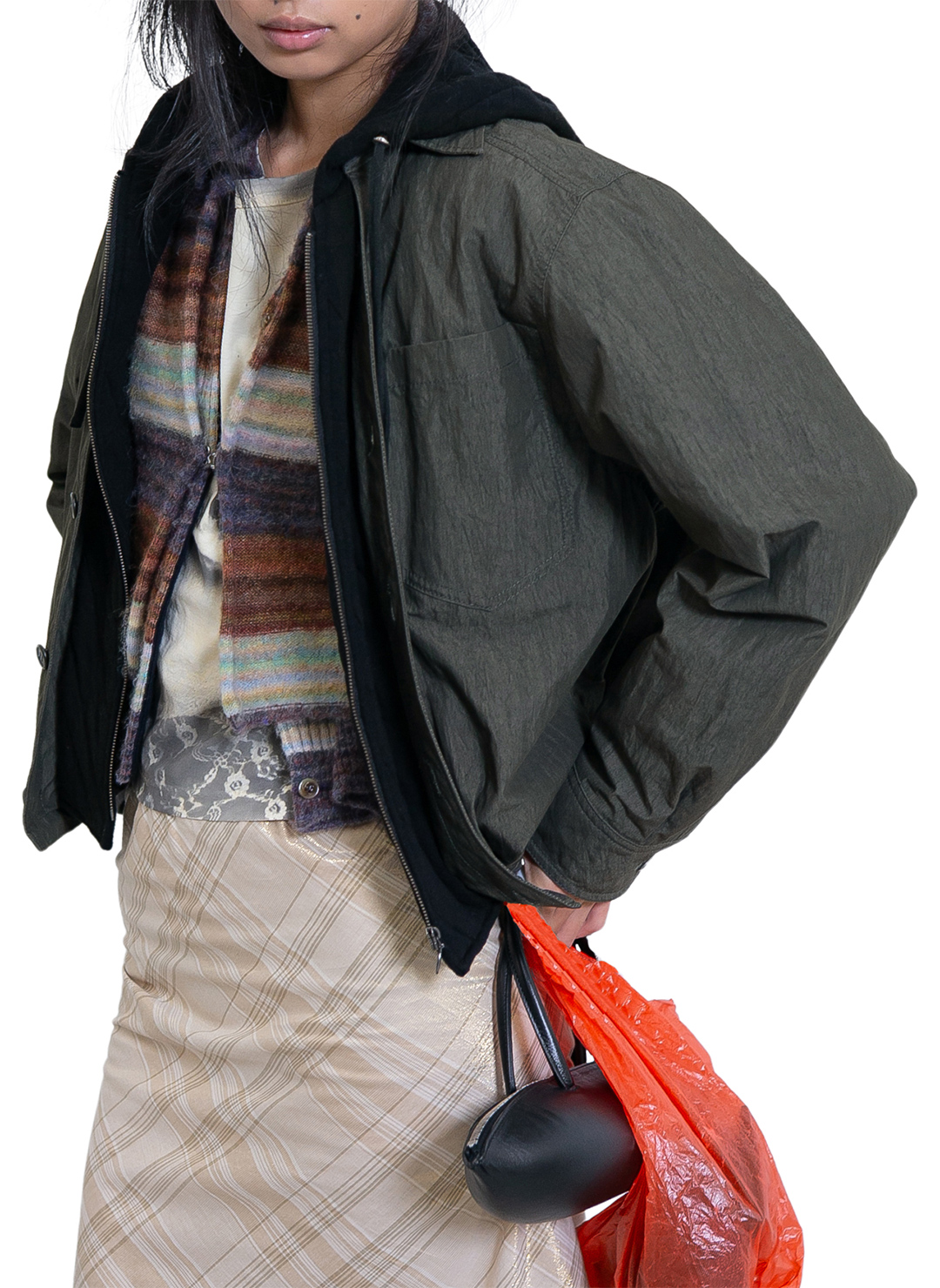 Double Puffer Shirt 詳細画像 Gray 1