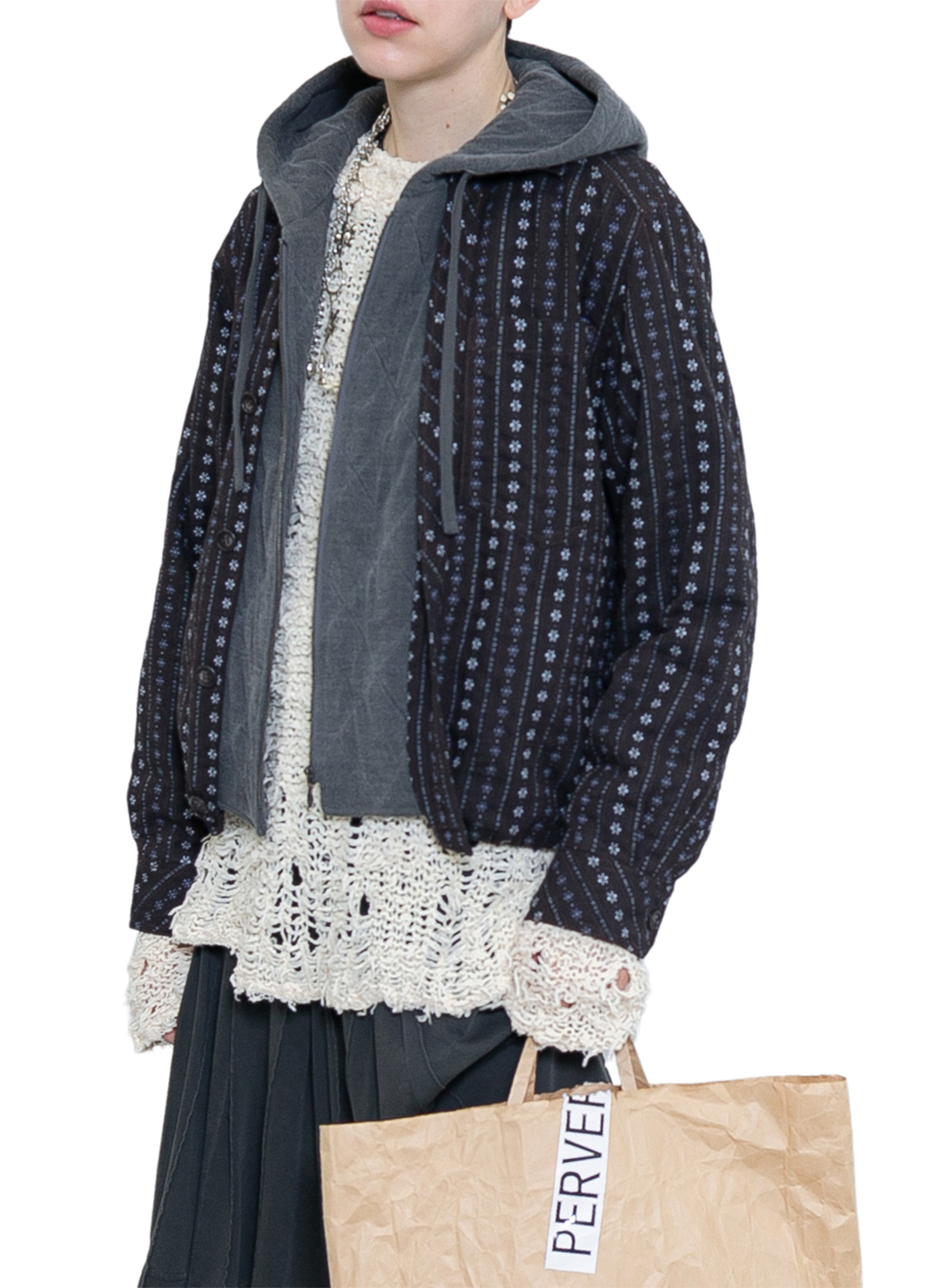 Double Puffer Shirt 詳細画像 Mix 1