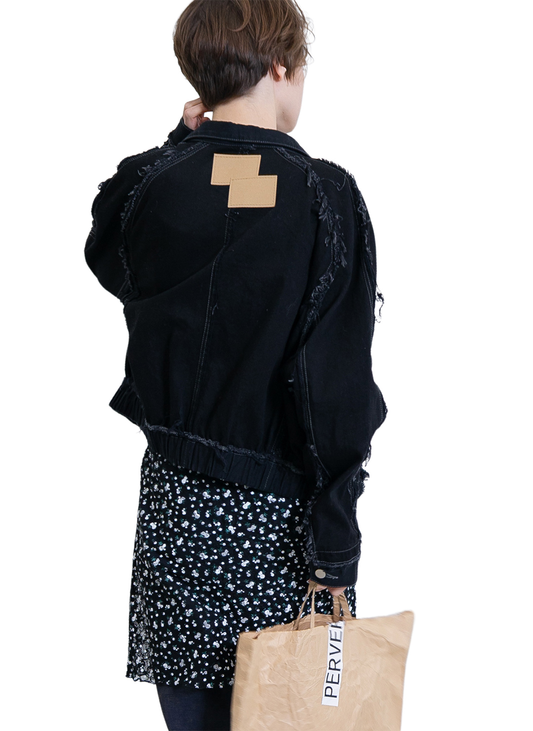 Double Denim Blouson 詳細画像 Black 3