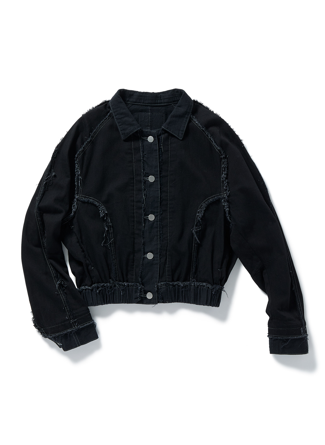 Double Denim Blouson 詳細画像 Black 1