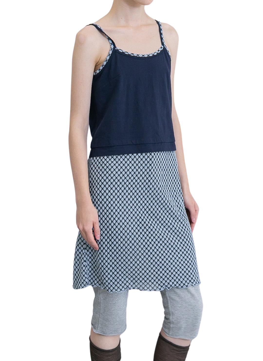 Combined Strap Dress