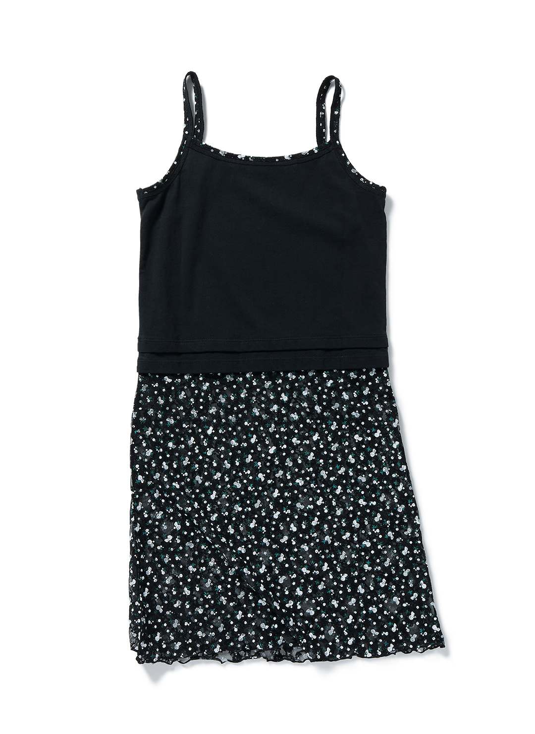 Combined Strap Dress 詳細画像 Black 2