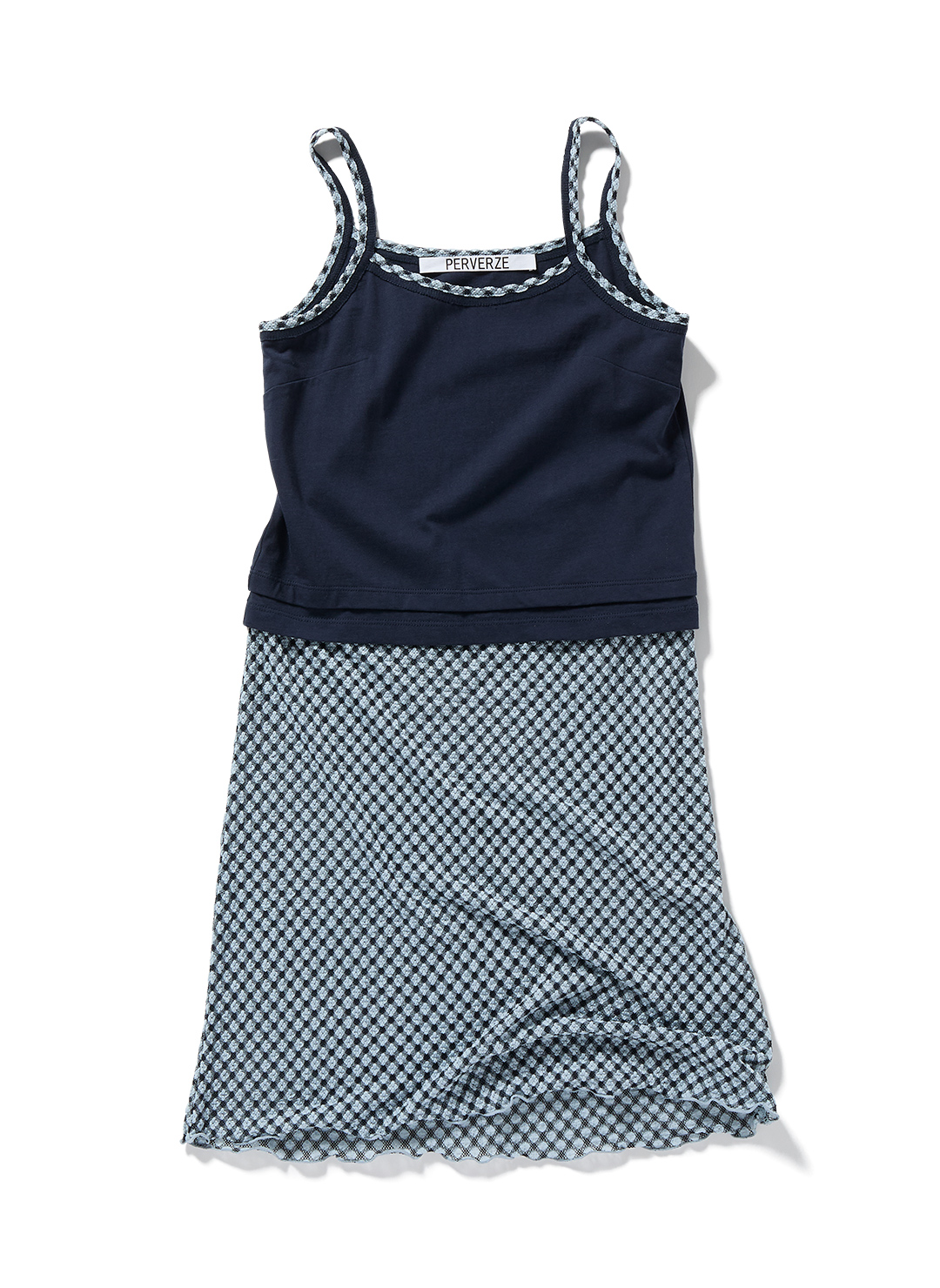 Combined Strap Dress 詳細画像 Navy 1