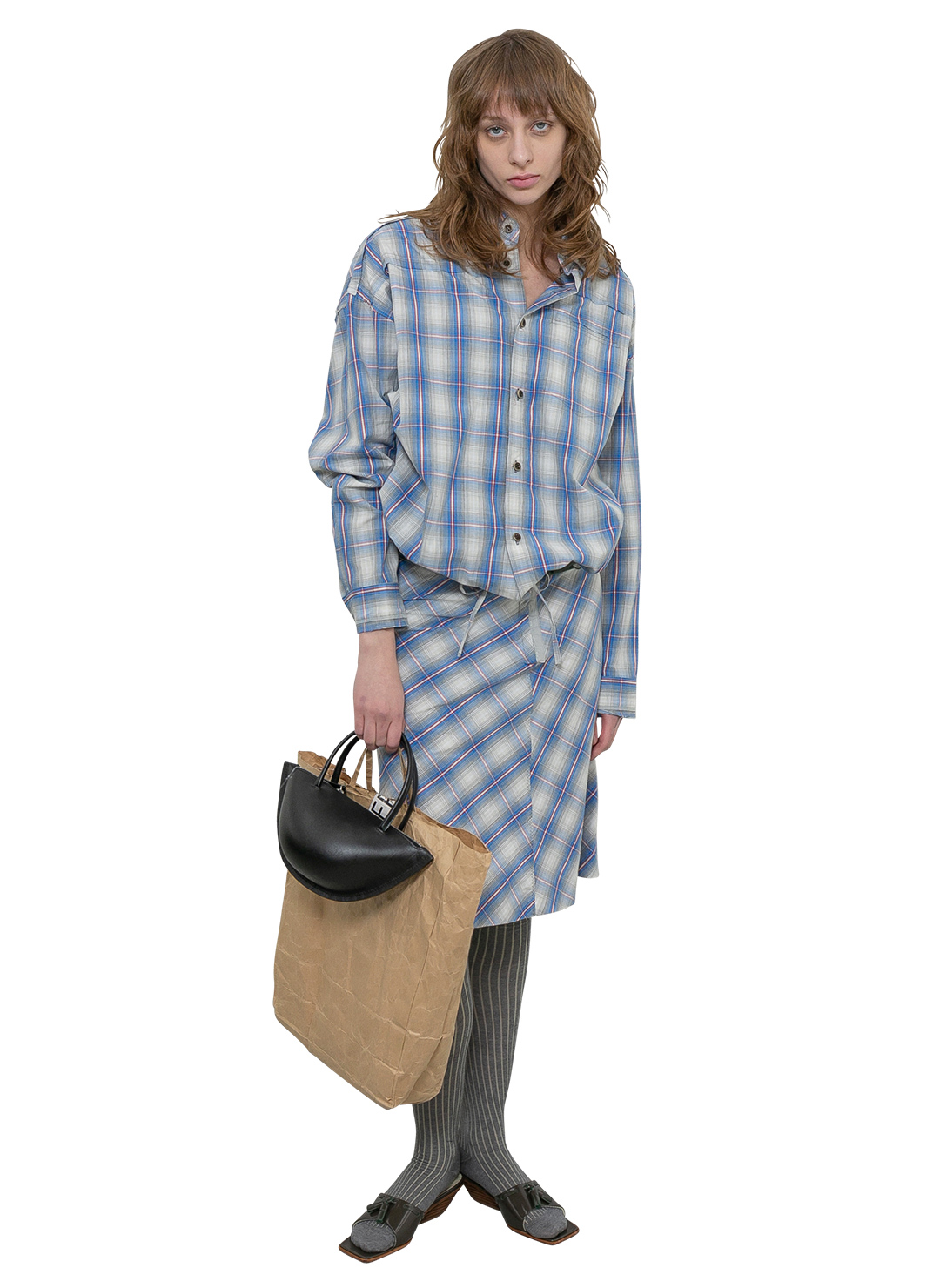 Vintage Fabric Shirt 詳細画像 Blue 4