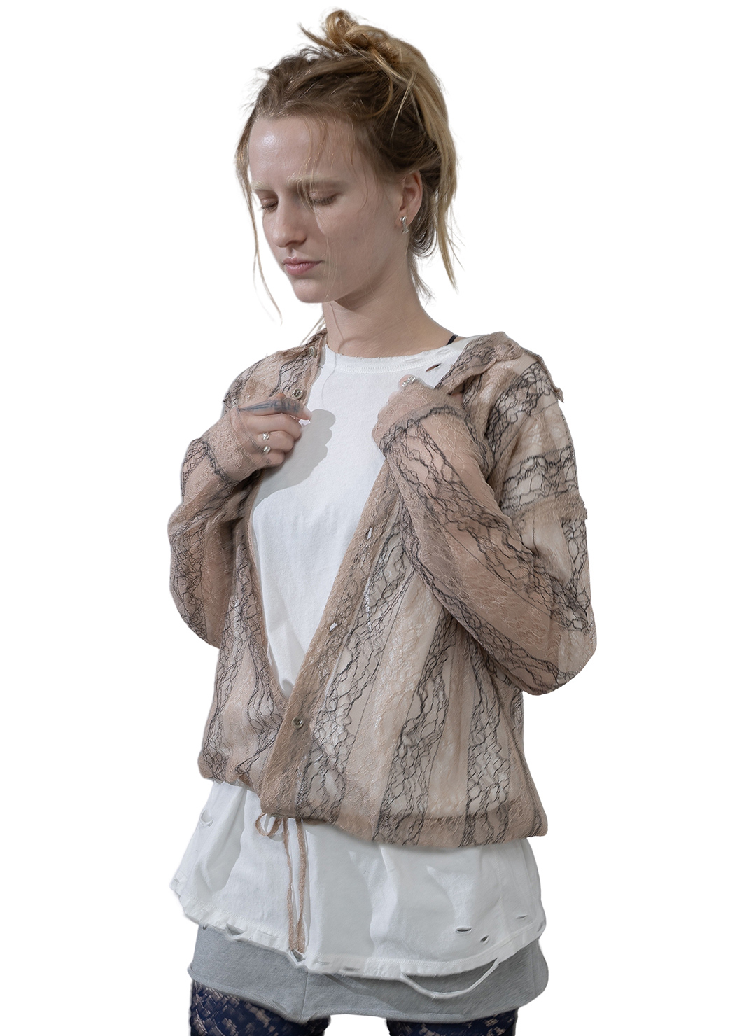 Vintage Fabric Shirt 詳細画像 Beige 2