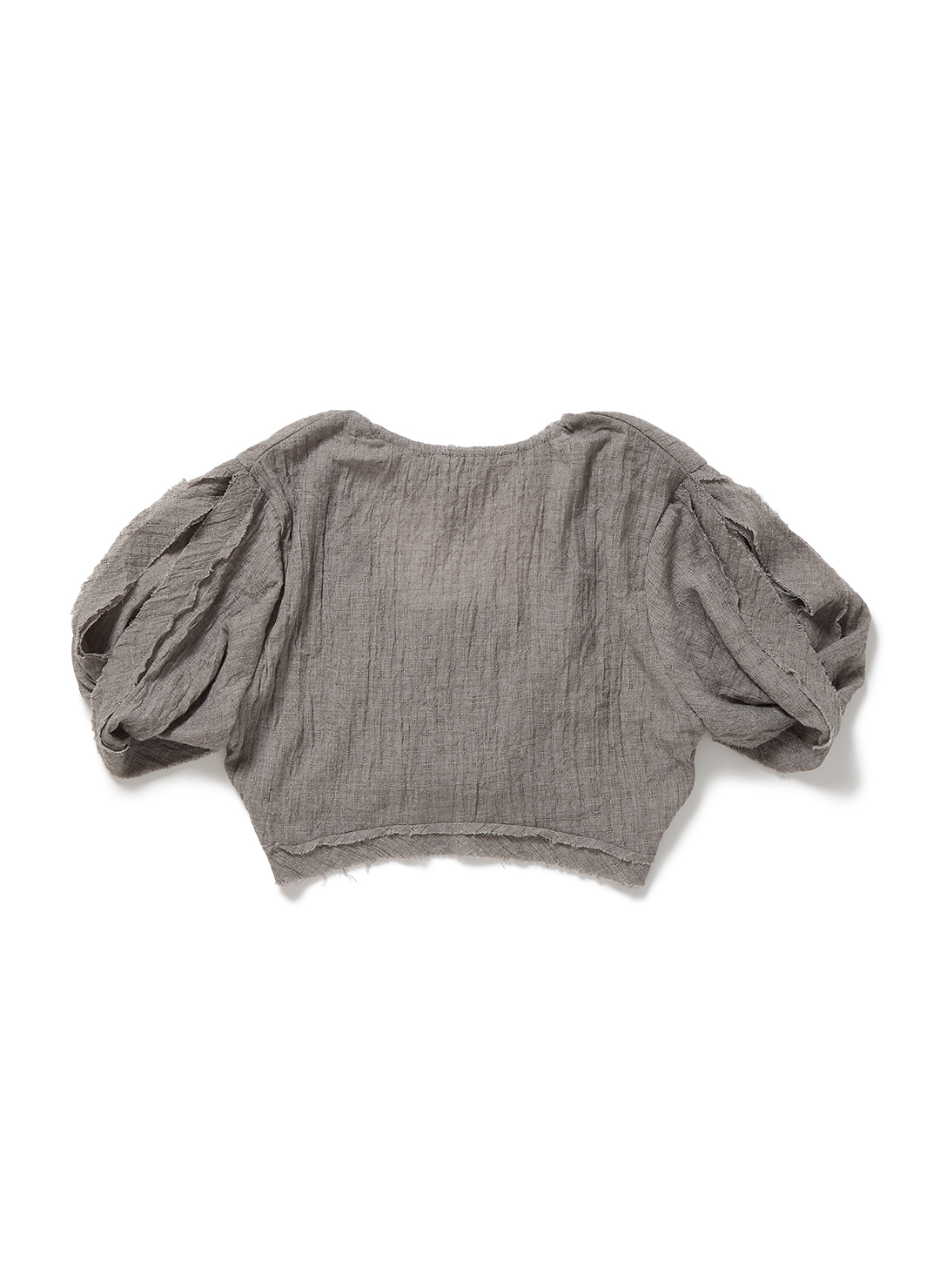 Twist Sleeve Tiny Shirts 詳細画像 Gray 2