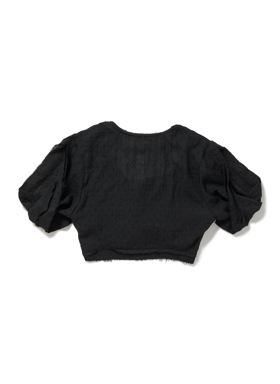 Twist Sleeve Tiny Shirts 詳細画像 Black 2