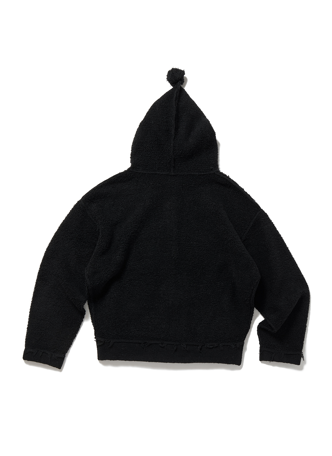 Textured Stripe Knit Cardigan 詳細画像 Black 2