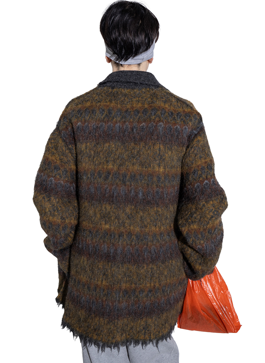 Felted Blanket Coat 詳細画像 Brown 2