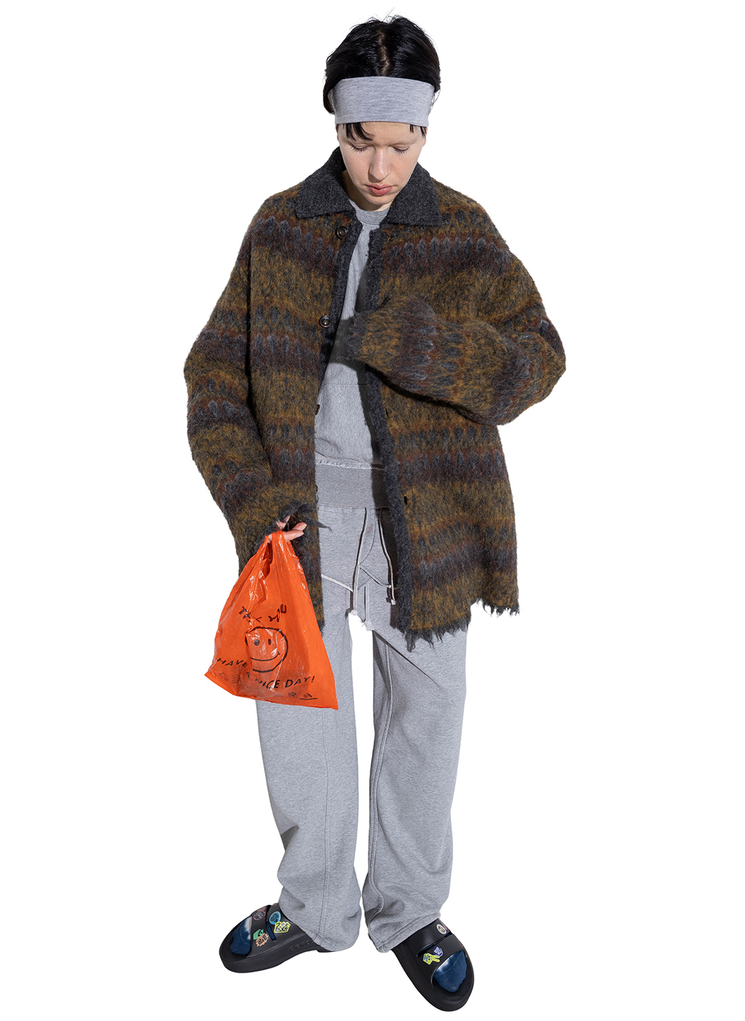 Felted Blanket Coat 詳細画像 Brown 3