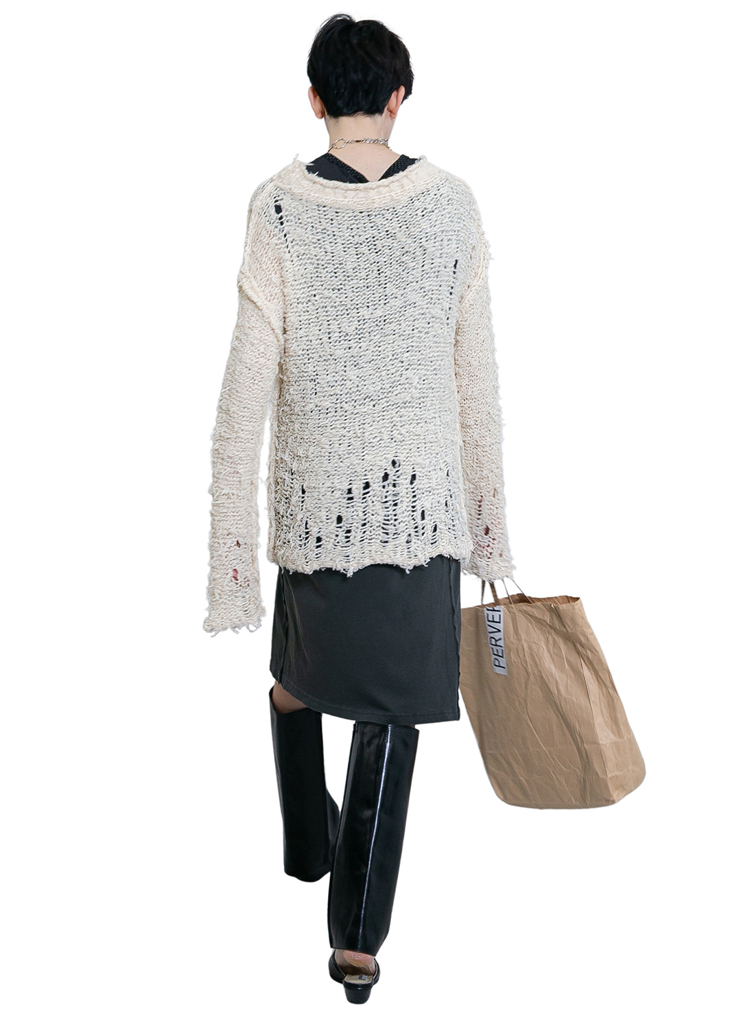 Rudder Knit Top 詳細画像 White 2