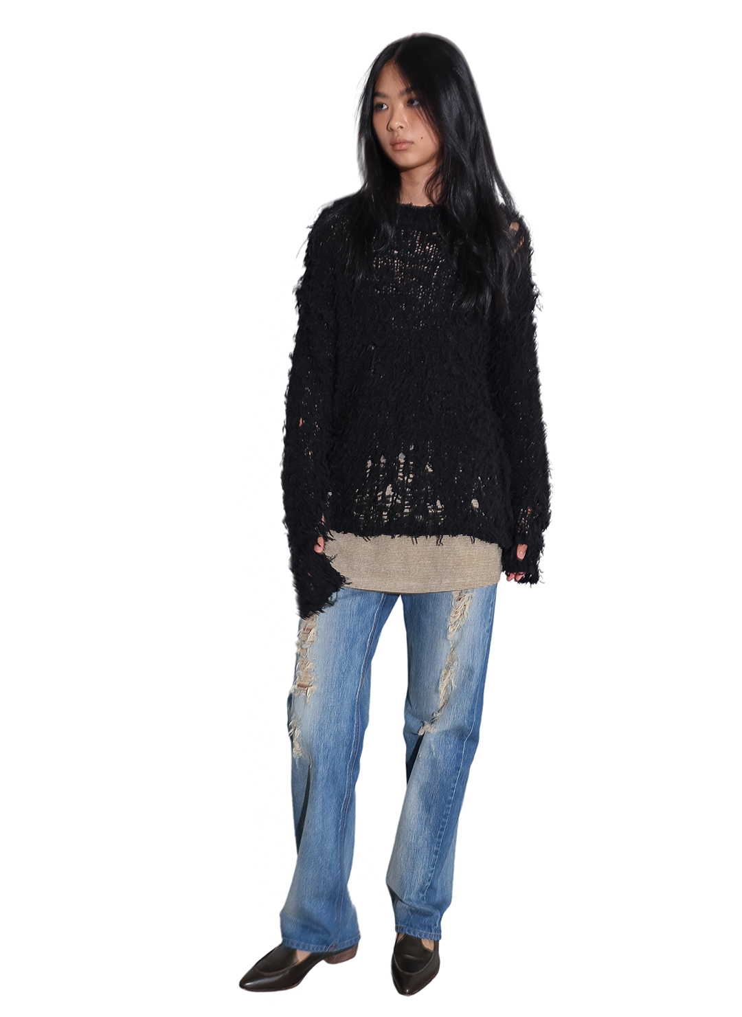 Rudder Knit Top 詳細画像 Black 2