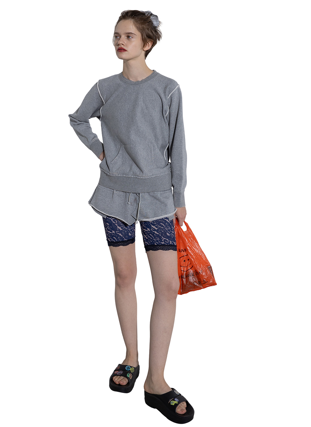 Matching Shorts Sweatshirts 詳細画像 Gray 3