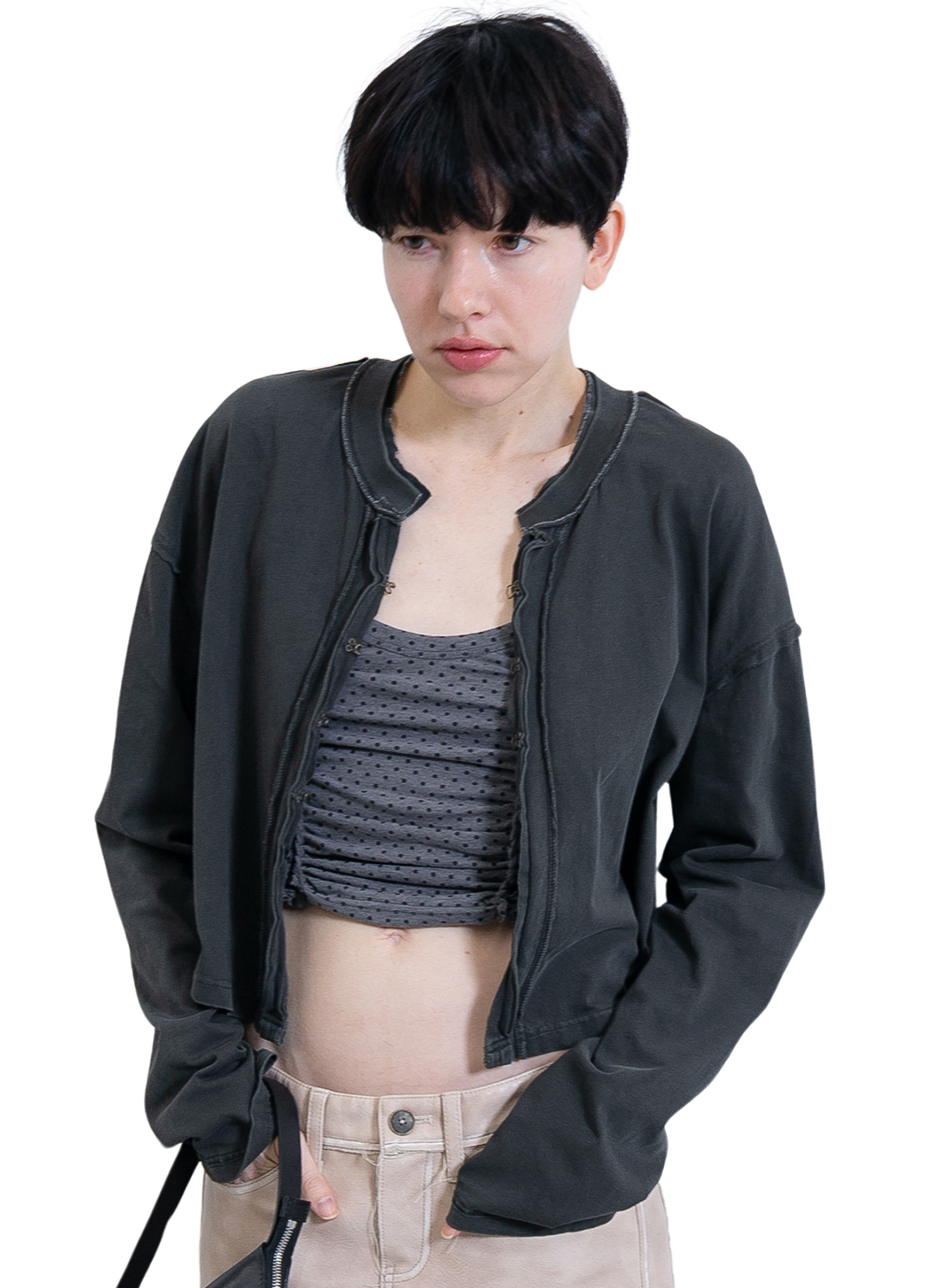 Front Lock Long-sleeve Tee