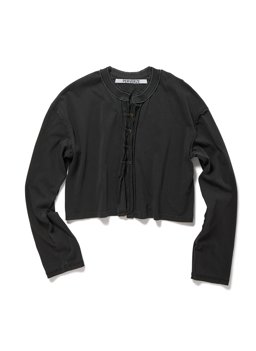 Front Lock Long-sleeve Tee 詳細画像 Gray 1