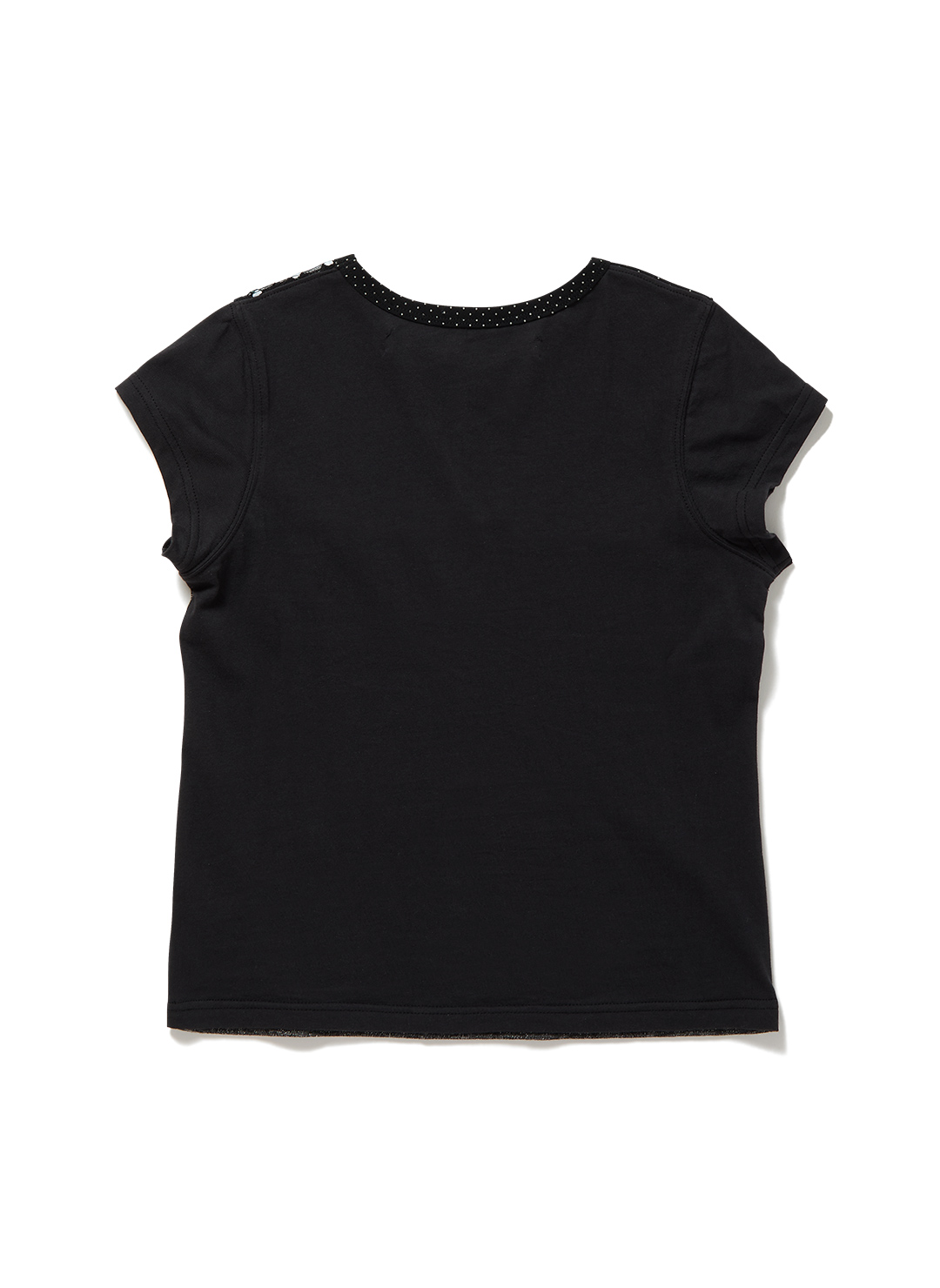 Mixed Mini Tee 詳細画像 Black 2