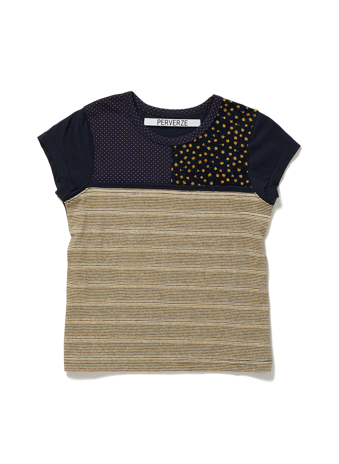 Mixed Mini Tee 詳細画像 Navy 1