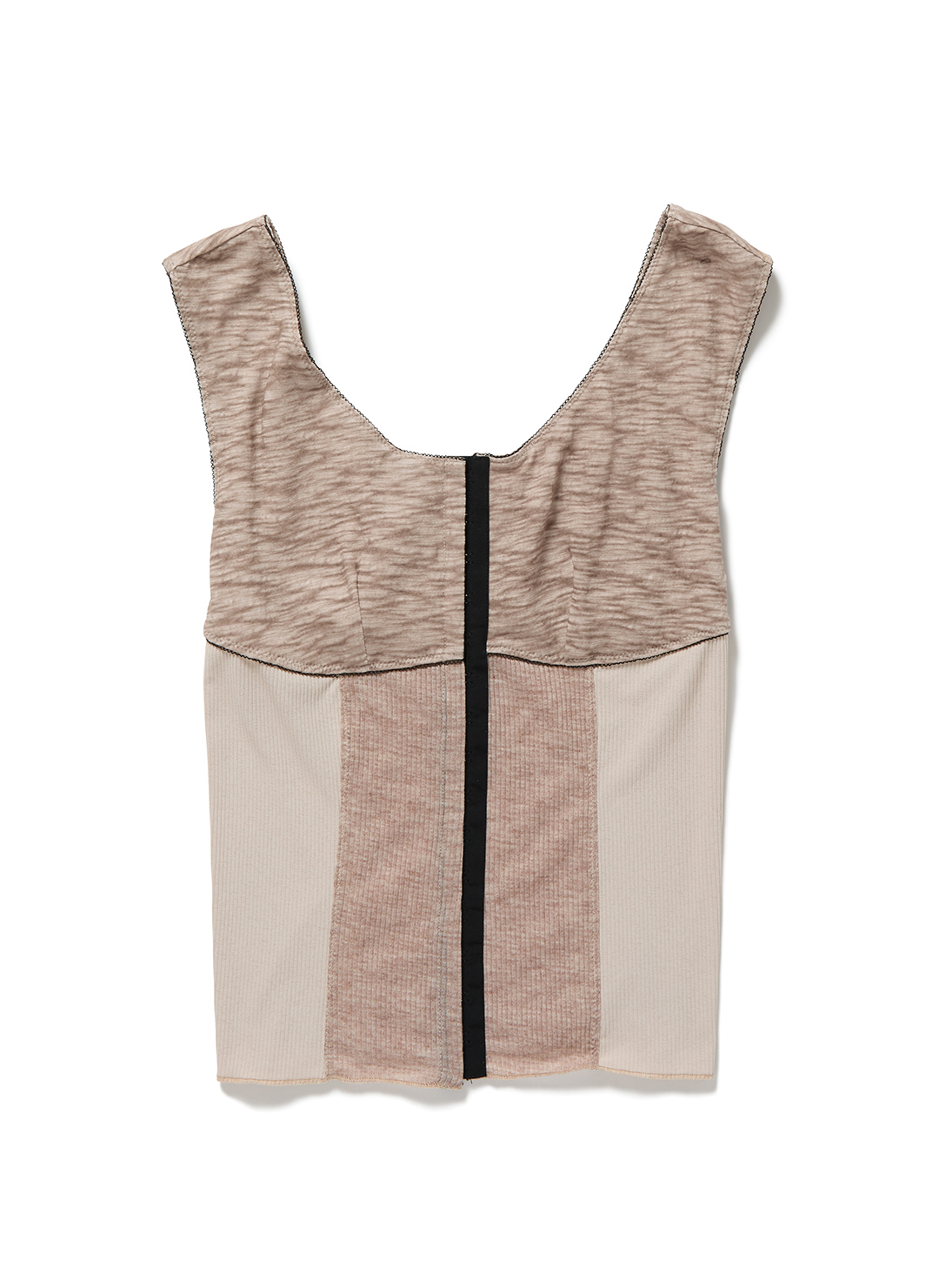 Hook-and-eye Jersey Top