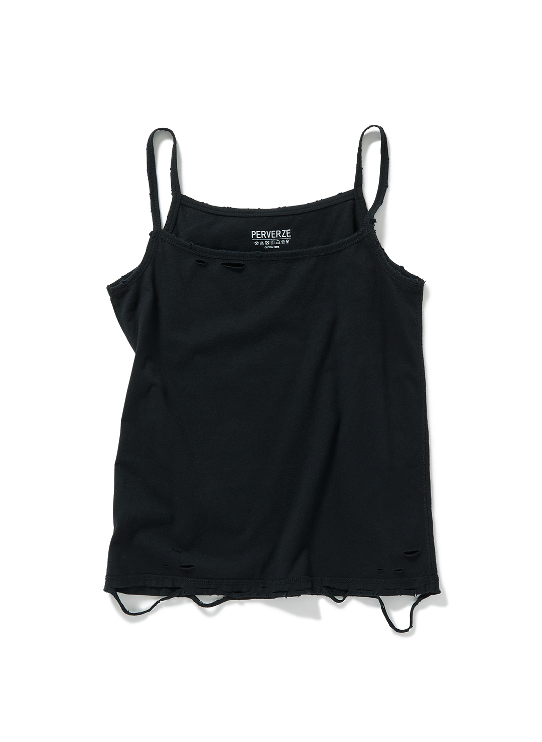 DISTRESS Regular Camisole 詳細画像 Black 1