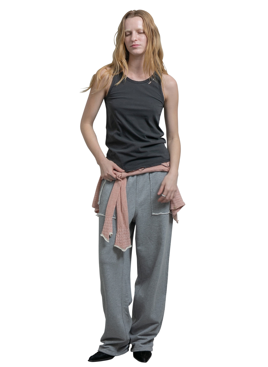 DISTRESS Regular Tank Top 詳細画像 Gray 2