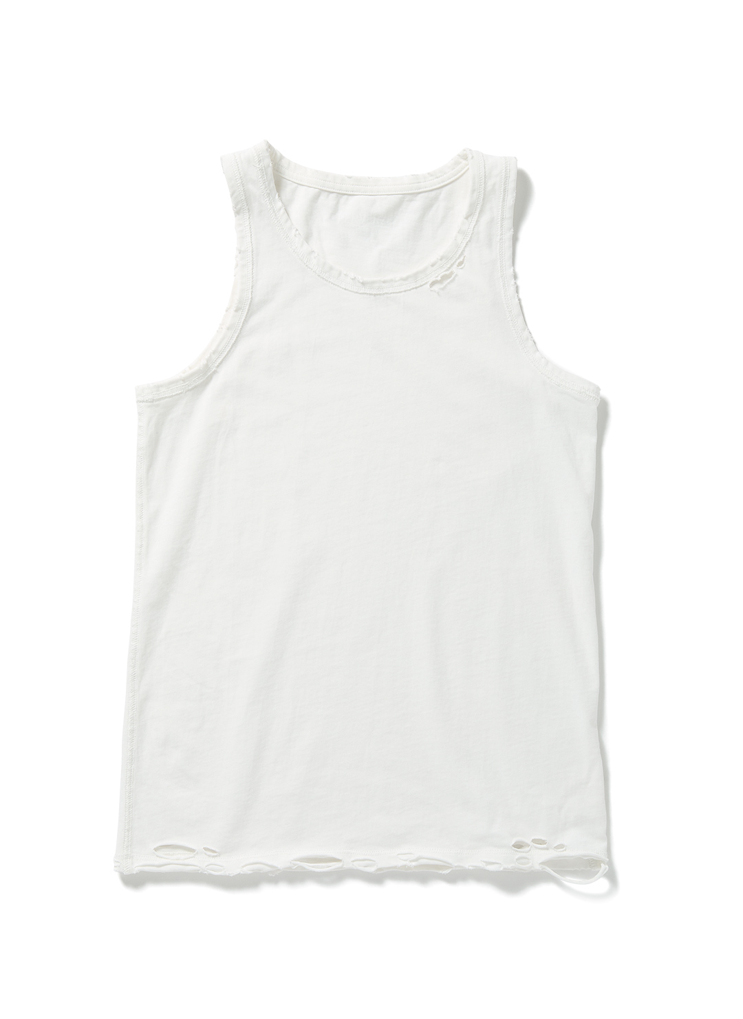 DISTRESS Regular Tank Top 詳細画像 White 1