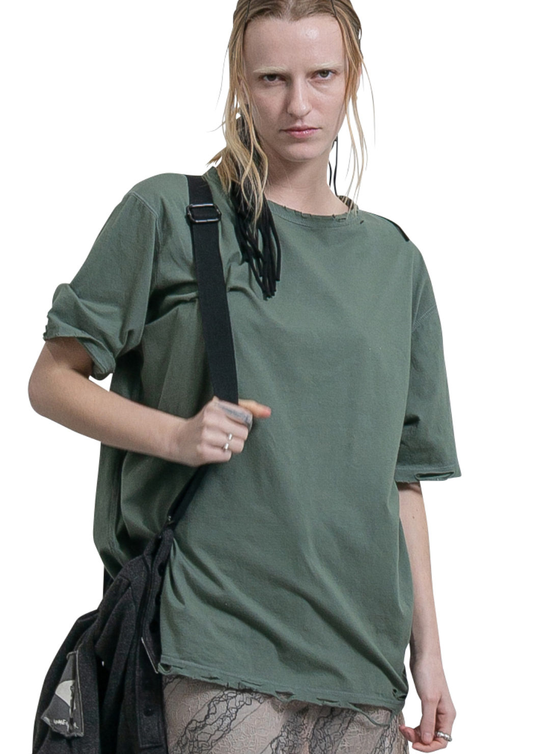 DISTRESS Regular T-Shirt  詳細画像 Khaki 2