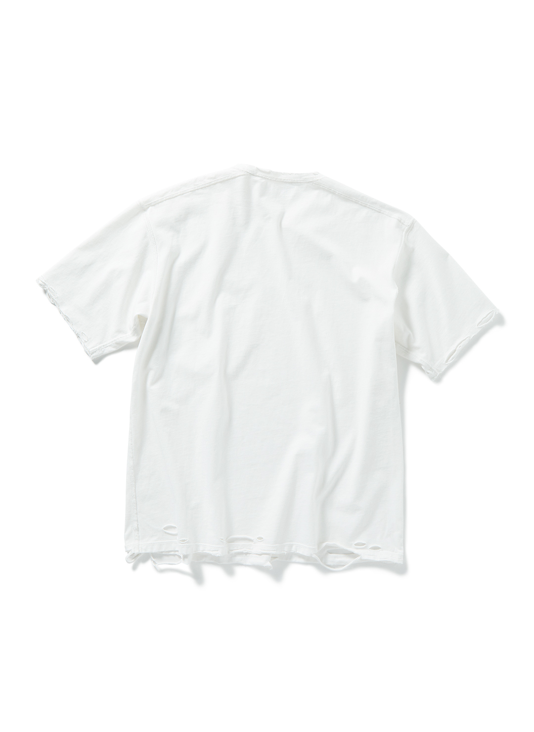 DISTRESS Regular T-Shirt  詳細画像 White 2
