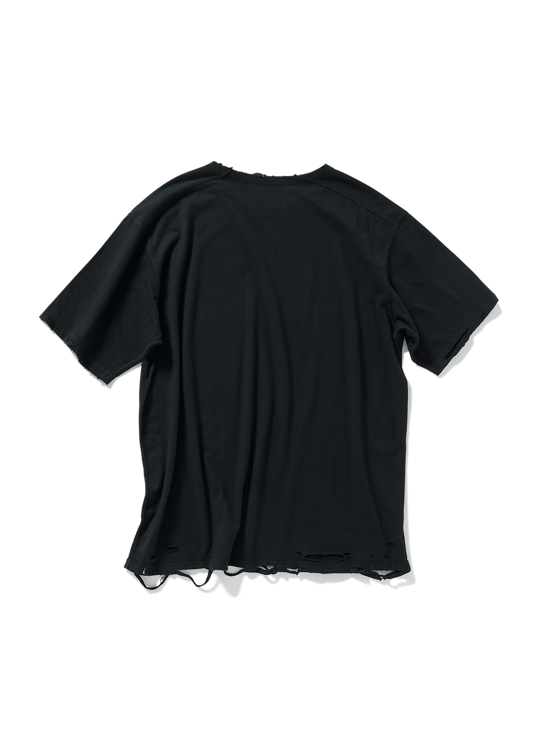 DISTRESS Regular T-Shirt  詳細画像 Black 2