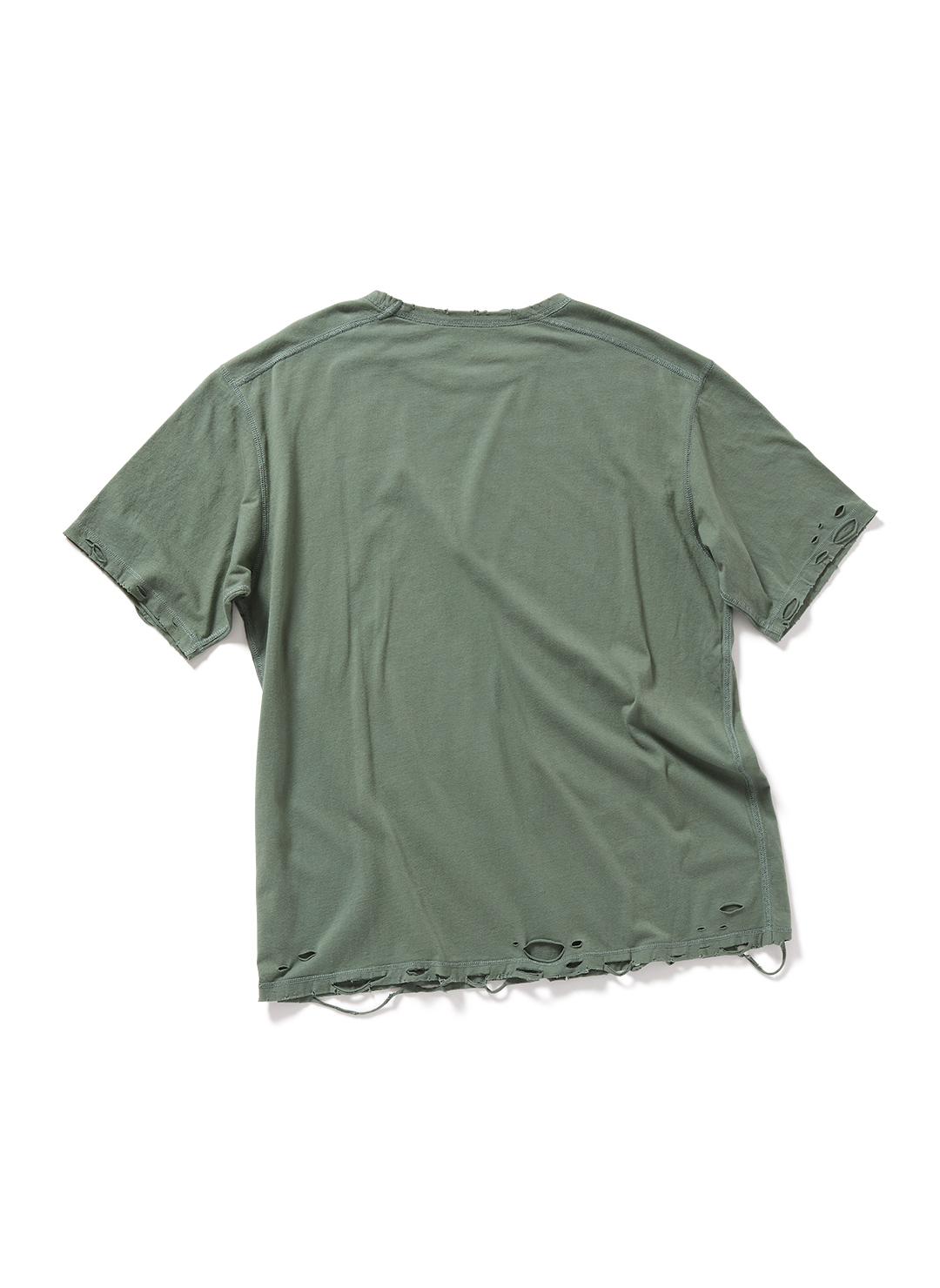 DISTRESS Regular T-Shirt  詳細画像 Khaki 2