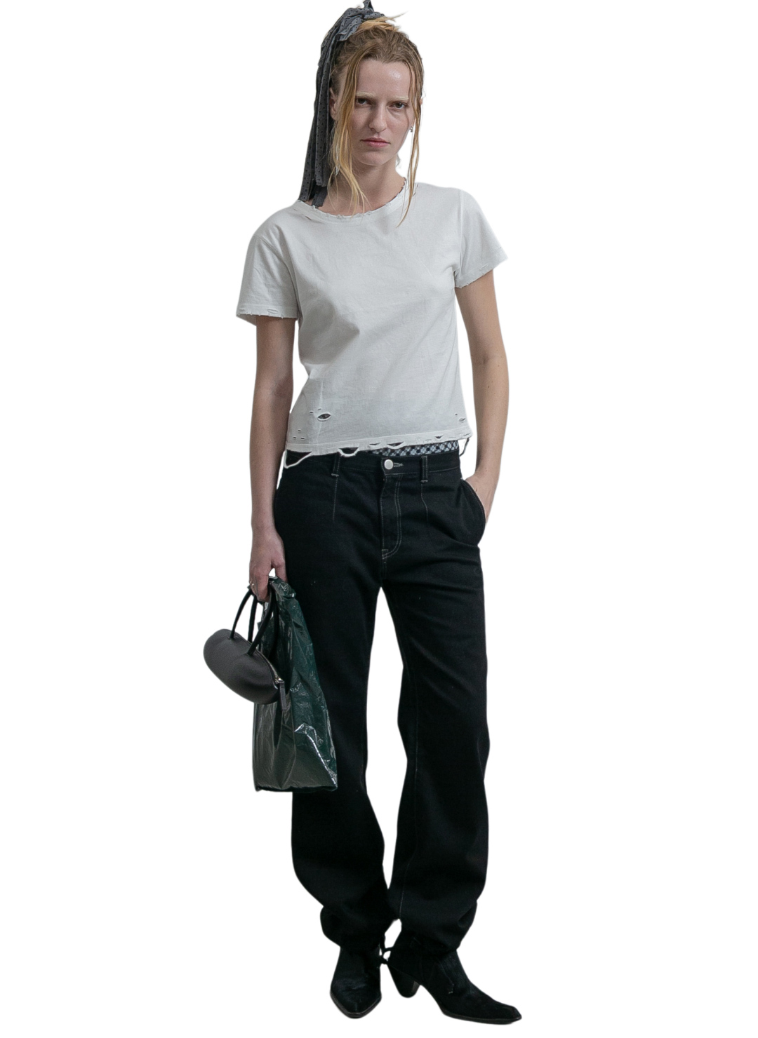 DISTRESS Regular T-Shirt  #FITTED