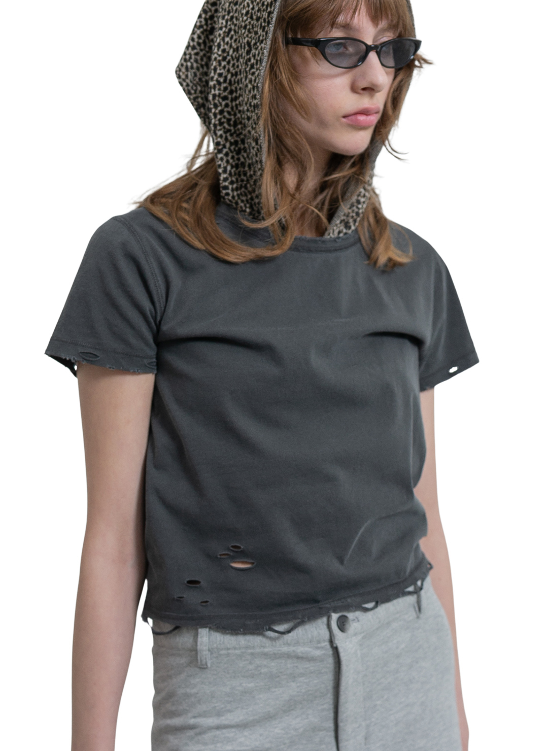 DISTRESS Regular T-Shirt  #FITTED