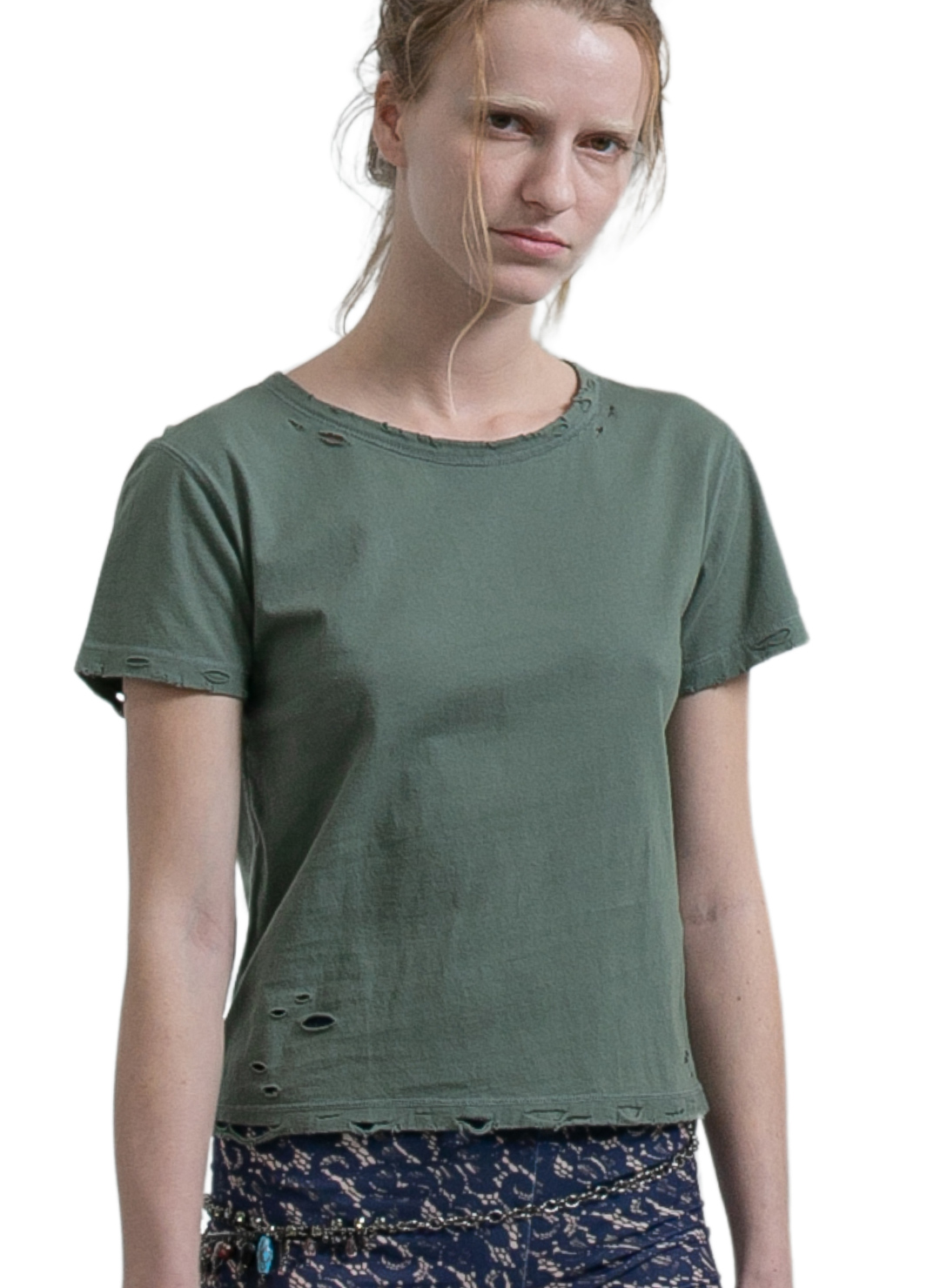 DISTRESS Regular T-Shirt  #FITTED