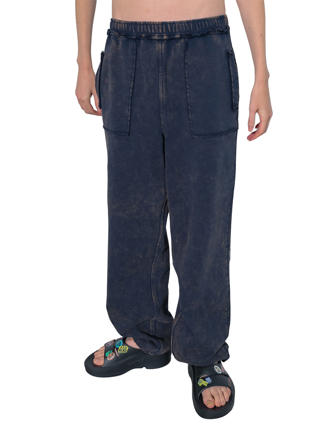 Frayed Sweat Pants 詳細画像 Navy 1