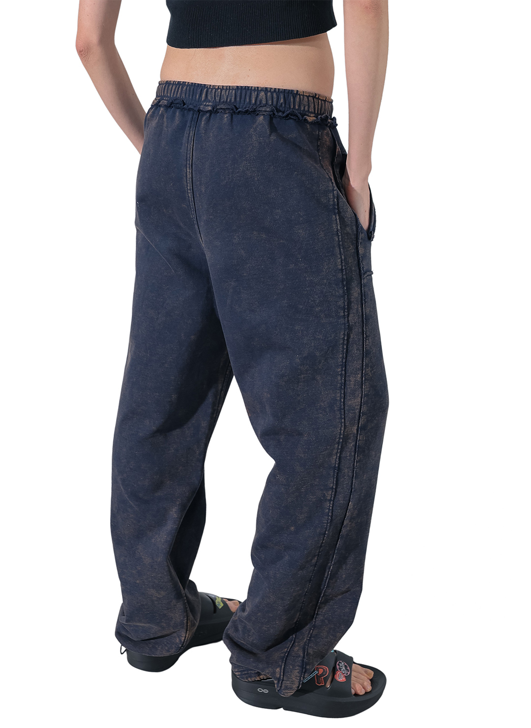 Frayed Sweat Pants 詳細画像 Navy 2
