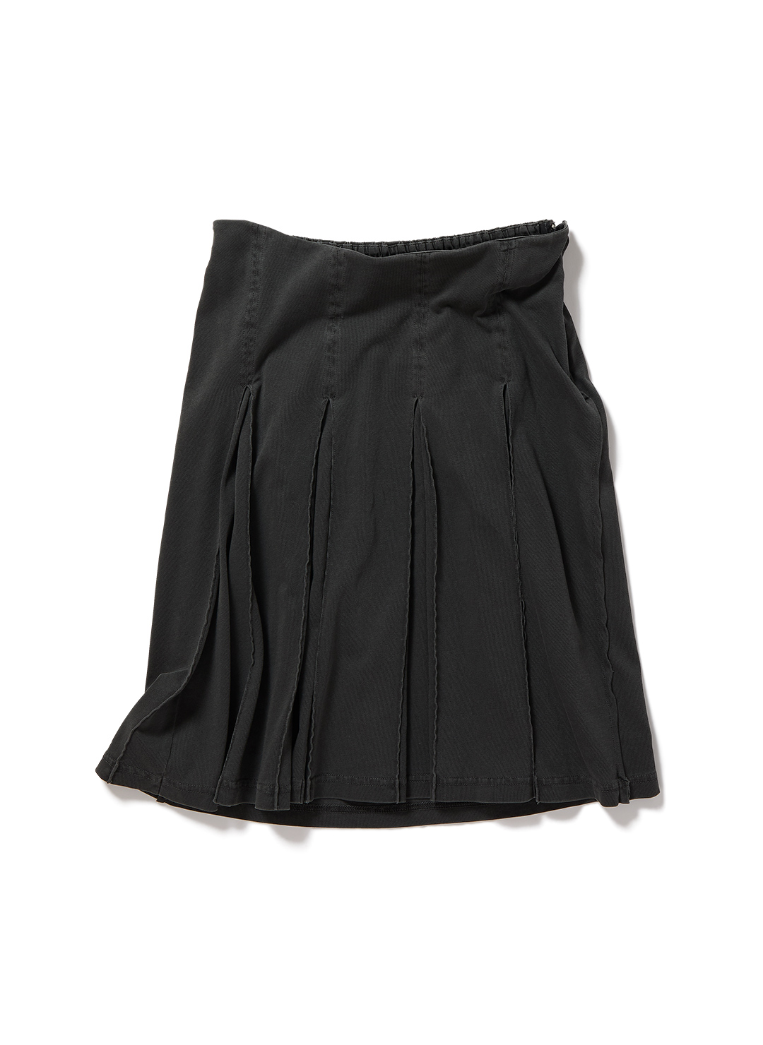 Pleated Jersey Skirt 詳細画像 Gray 1