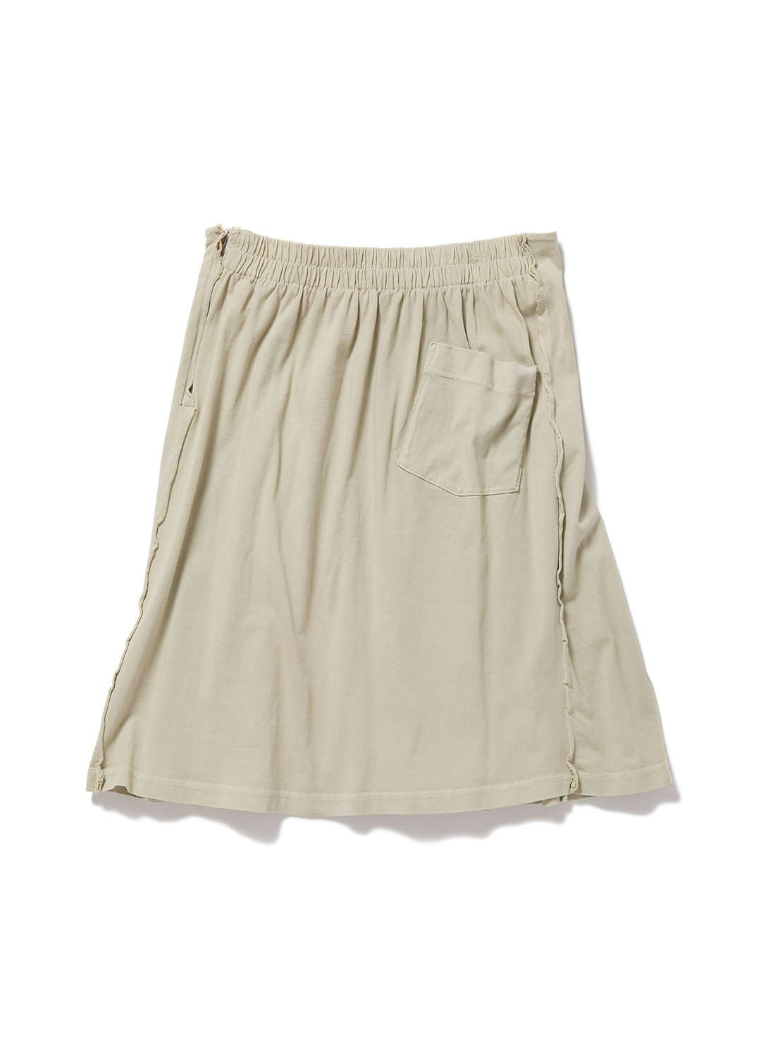 Pleated Jersey Skirt 詳細画像 Beige 2