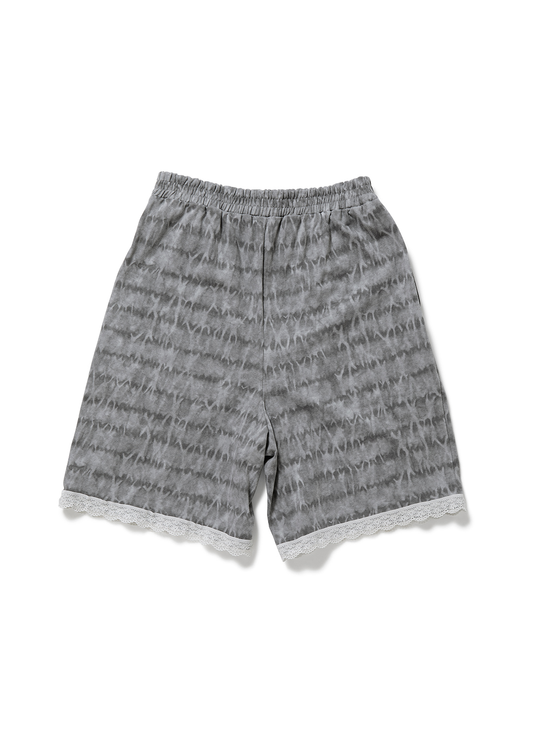 Lace-trim Loose Slip Shorts 詳細画像 White 2