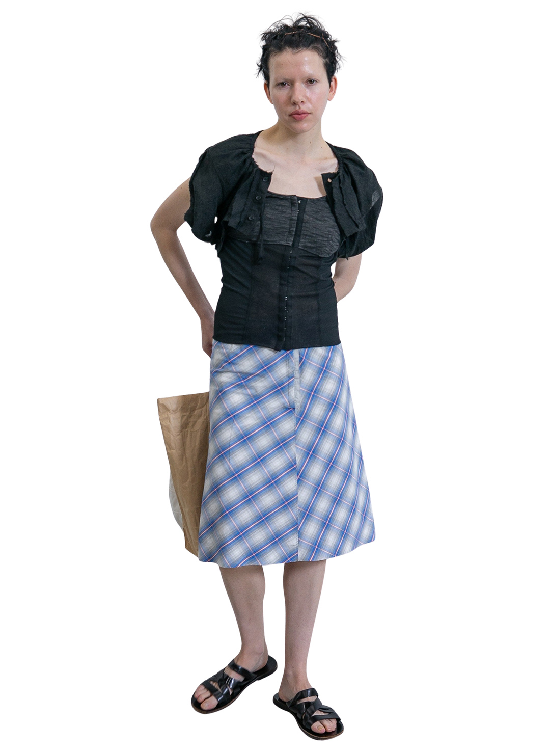 Vintage Fabric Petticoat 詳細画像 Blue 3