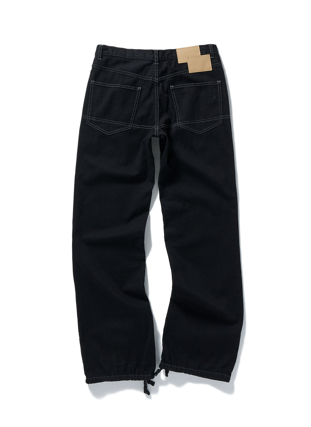 Low-slung Scratch Denim 詳細画像 Black 2