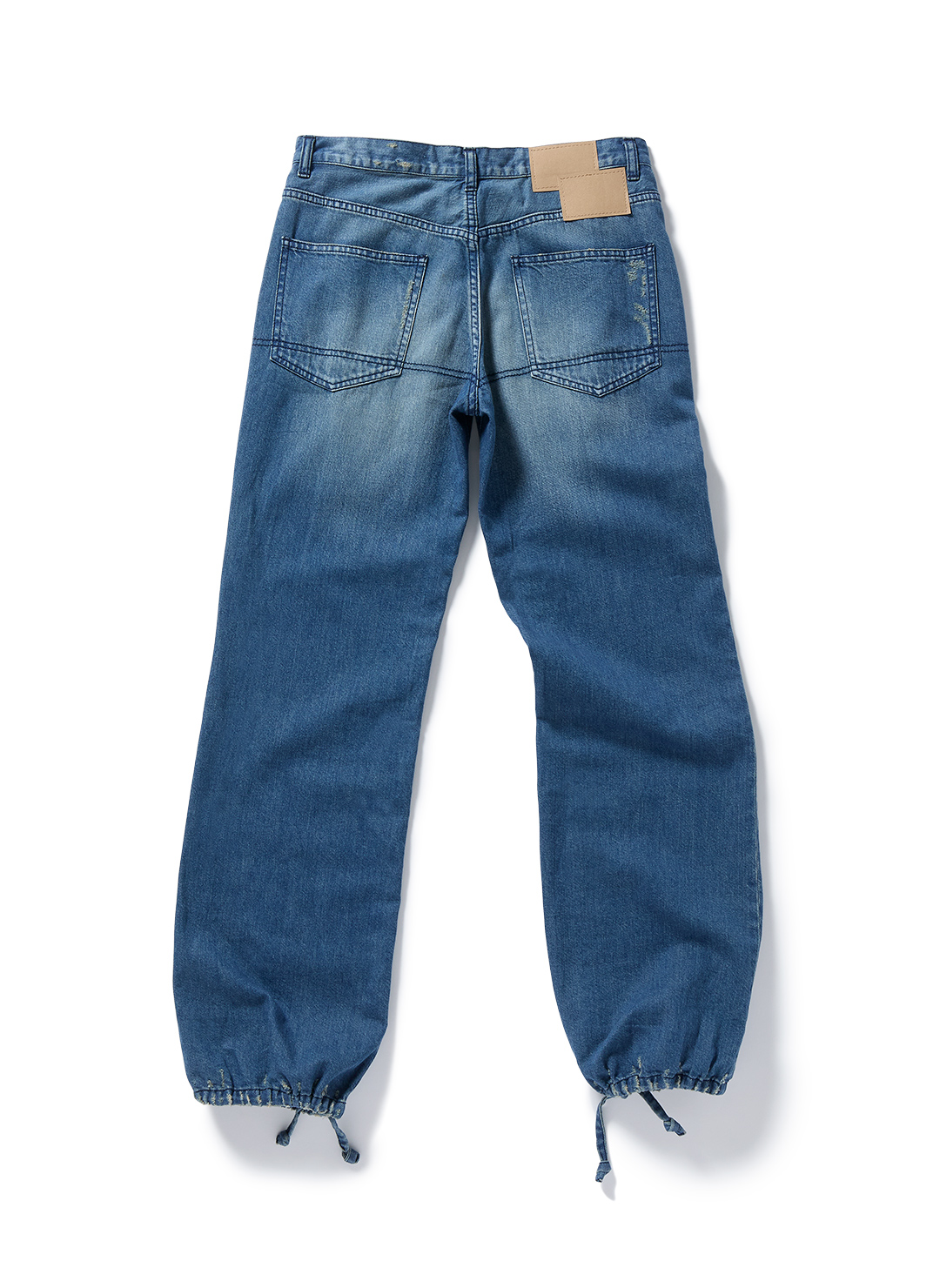 Low-slung Scratch Denim 詳細画像 Blue 2