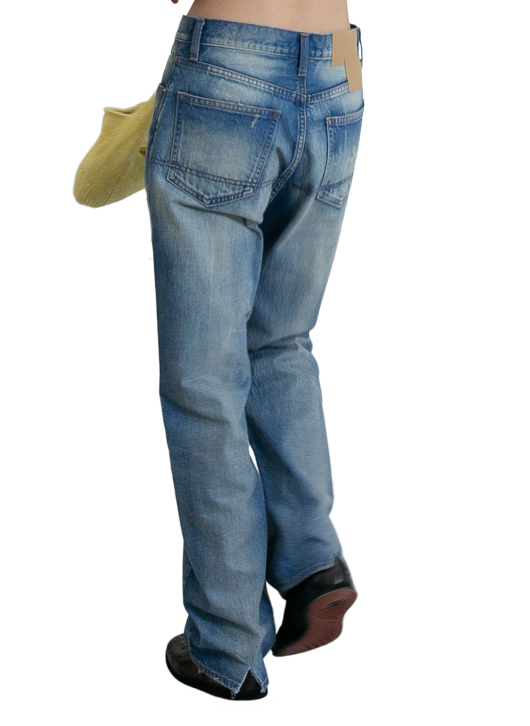 Washed-out Loose Straight Denim 詳細画像 Blue 3