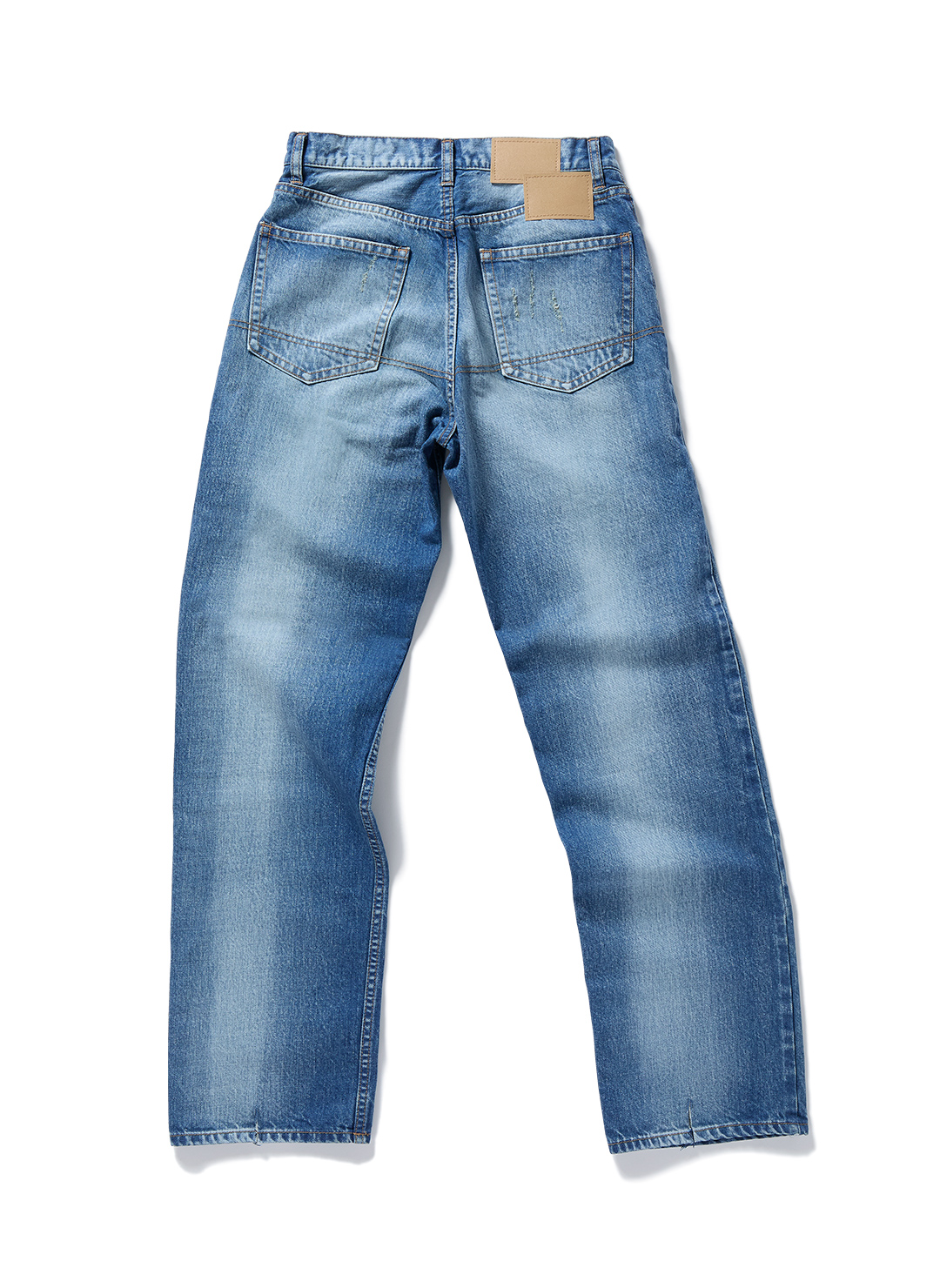 Washed-out Loose Straight Denim 詳細画像 Blue 2