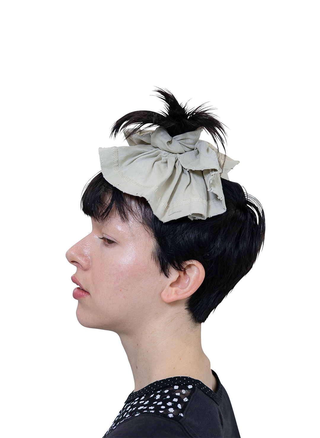 Frayed Jersey Scrunchie
